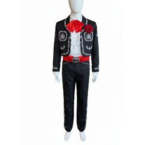 Adult Mens Day Of The Dead Costume XL By Spooktacular Creations  Mock Shirt Jack